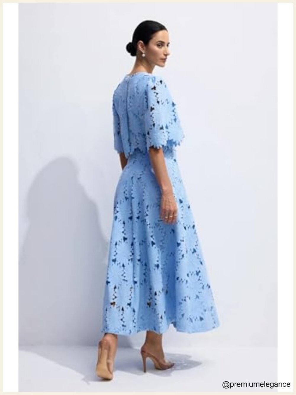 Embroidered Crop Top & Maxi Skirt Two Piece Set - Picture 2 of 6